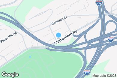 Map image of the property - 1148 Matsonford Rd