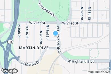 Map image of the property - 4213 W Highland Blvd
