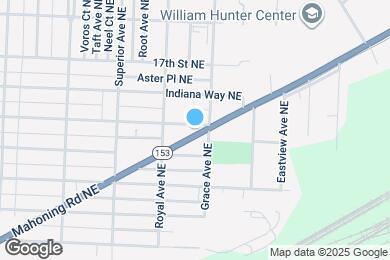 Map image of the property - 2543 Mahoning Rd NE