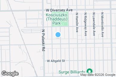 Map image of the property - 2614 N Springfield Ave
