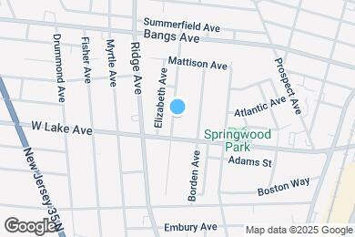 Map image of the property - 116 De Witt Ave