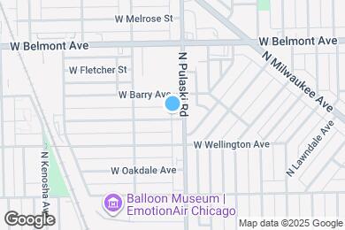 Map image of the property - 4014 W Nelson St