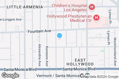 Map image of the property - 1234 N Edgemont St