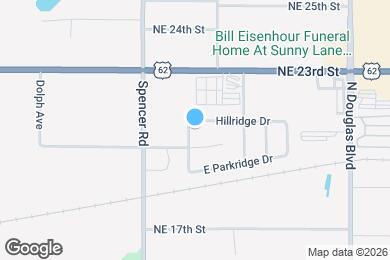Map image of the property - 2010 Creekridge Dr