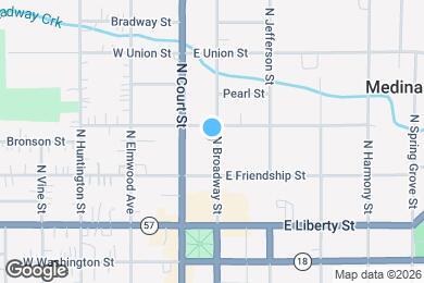 Map image of the property - 227 N Broadway St