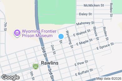 Map image of the property - 104 E Walnut St