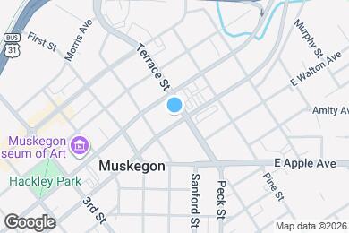 Map image of the property - Lofts of Muskegon