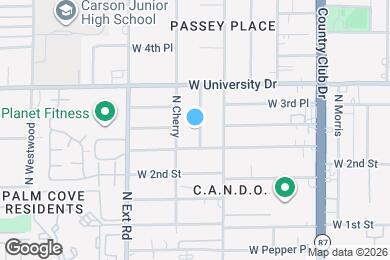 Map image of the property - 310 N Hosick