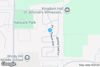 Map image of the property - 3256 Park Branch Ave