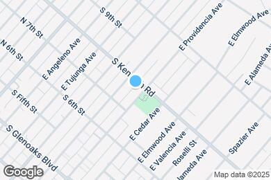Map image of the property - 731 E Providencia Ave