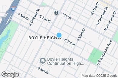 Map image of the property - 2510 E 3rd St