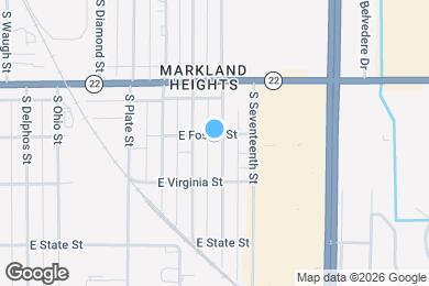 Map image of the property - 1103 S Cooper St
