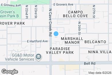 Map image of the property - 17365 N Cave Creek Rd