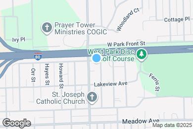 Map image of the property - 1314 Kinsey Ave