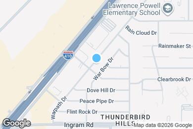 Map image of the property - 3810 Warpath St