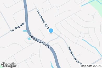 Map image of the property - 1105 Sweetwater Cir