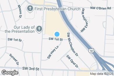 Map image of the property - 1502 SW 1st St
