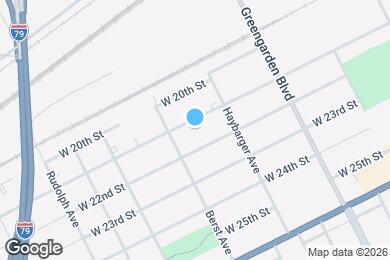 Map image of the property - 1739 W 21st St