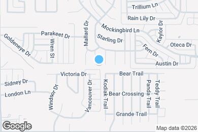 Map image of the property - 1512 Parrot Ct