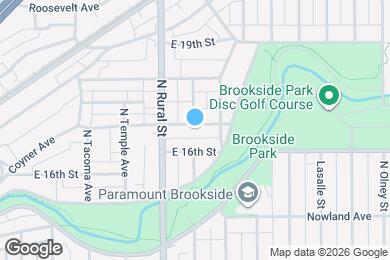 Map image of the property - 2905 E 17th St