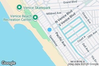 Map image of the property - 14 S Venice Blvd