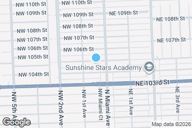 Map image of the property - 38 NW 105th St