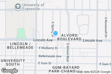 Map image of the property - 2104 Lincoln Ave