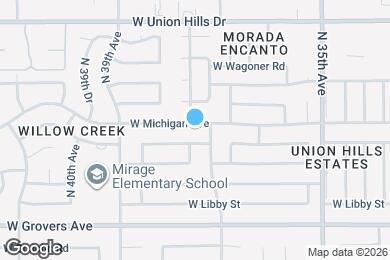 Map image of the property - 3713 W Michigan Ave