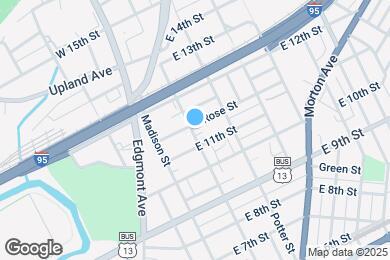 Map image of the property - 1117 Upland St