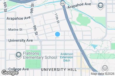 Map image of the property - 1065 University Ave