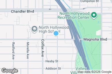 Map image of the property - 11637 Magnolia Blvd