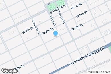 Map image of the property - 916 W 9th St