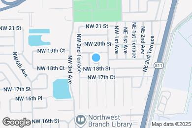 Map image of the property - 1811 NW 1st Way