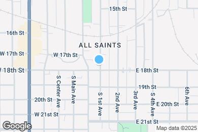 Map image of the property - 917 S 1st Ave