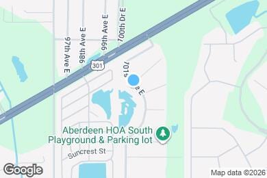 Map image of the property - 3909 101st Ave E