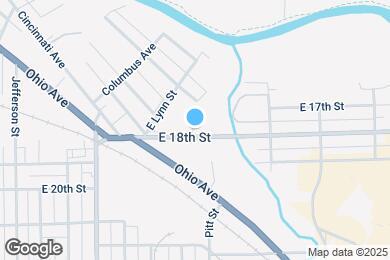 Map image of the property - 1214 E 18th St