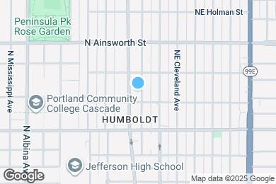 Map image of the property - 5723 N Moore Ave