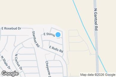 Map image of the property - 1491 E Stirrup Ln