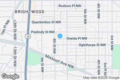 Map image of the property - 724 Oneida Pl NW