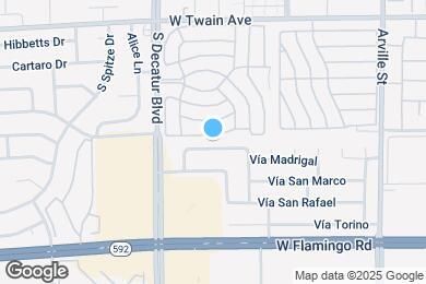 Map image of the property - 4770 Via Renaldo