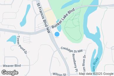 Map image of the property - Rivers Bend Apartments