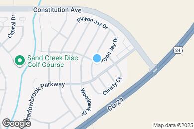 Map image of the property - 2456 Pinyon Jay Dr