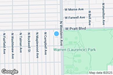 Map image of the property - 6733 N Artesian Ave