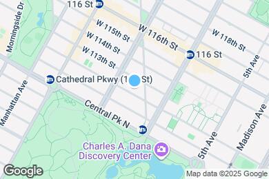 Map image of the property - 127 W 112th St
