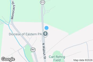 Map image of the property - 403 N Walnut St