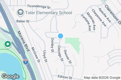 Map image of the property - 3273 Chicago St