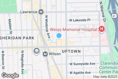 Map image of the property - 4625 N Kenmore Ave