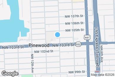 Map image of the property - 10380 NW 10th Ave