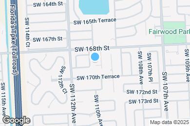 Map image of the property - 10965 SW 169th Ter