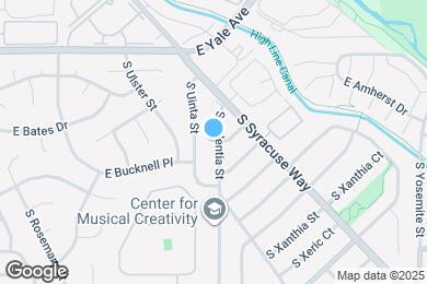 Map image of the property - 2891 S Valentia St